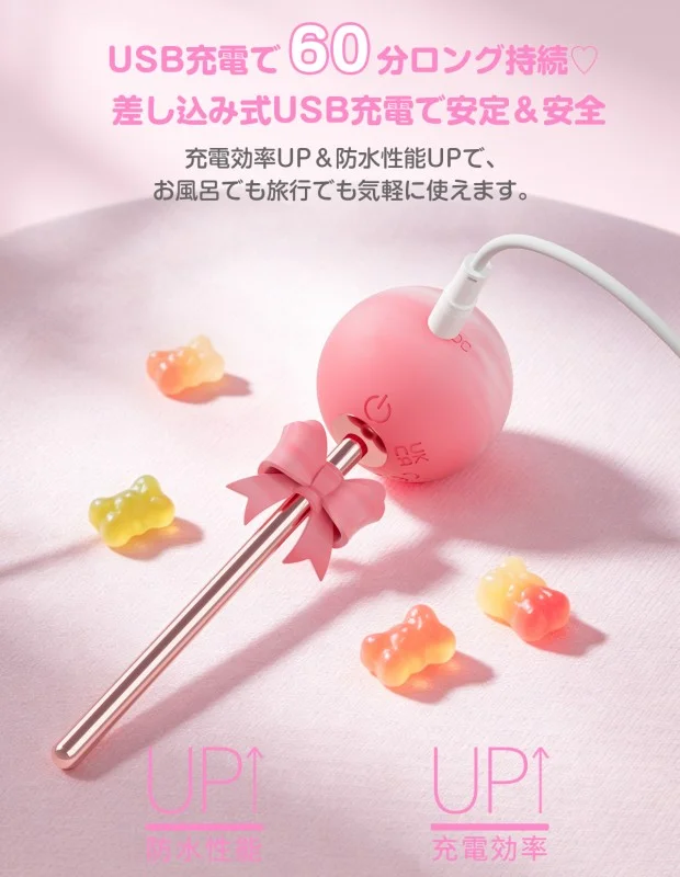 ToyCod 愛のロリポップバイブ 激震 ミニ電マ ピンポイント 乳首 愛撫 1